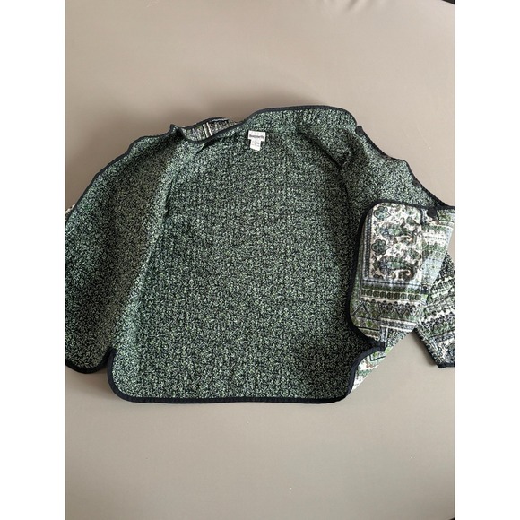 BonWorth Women's XL Quilted Jacket Floral Patchwork Cotton Lightweight Cozy - Picture 4 of 7